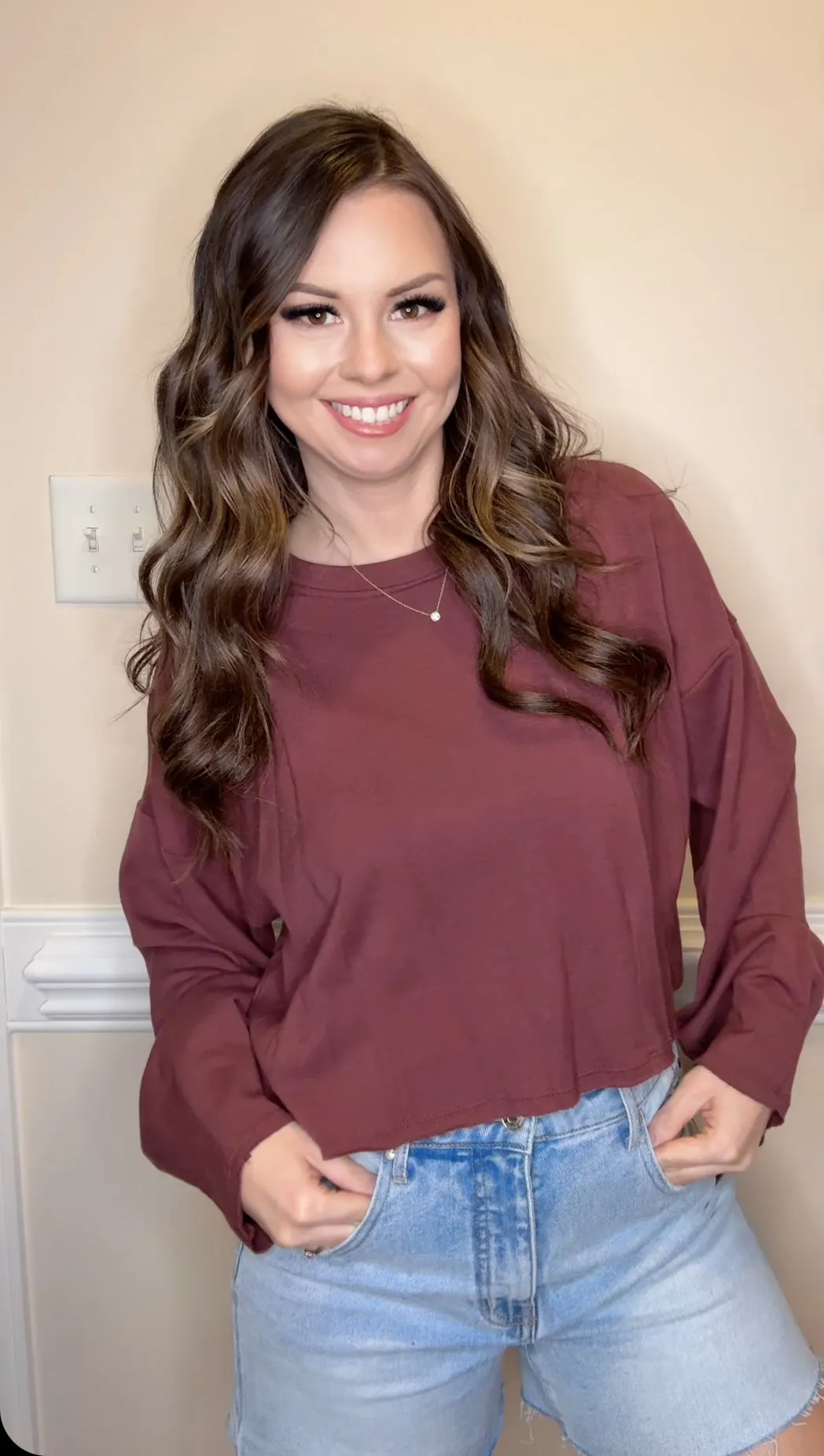 A Day In Cropped Pullover