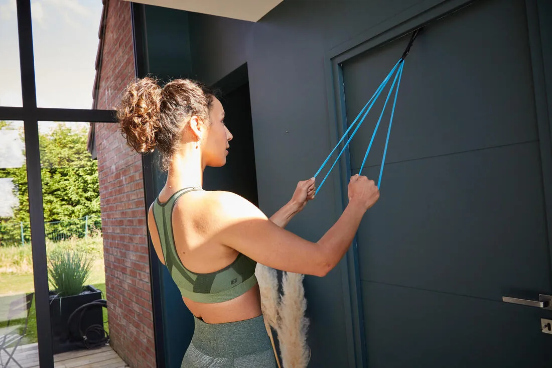 Accroche porte pour élastiques de musculation