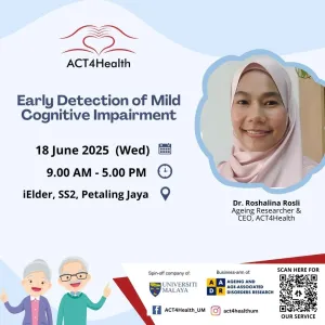 ACT4Health Early Detection of  Mild Cognitive Impairment (MCI) training among Pharmacists (18 June 2025)