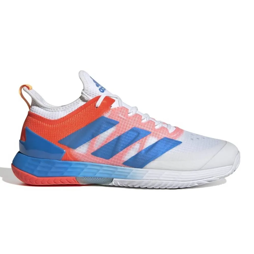 adidas Adizero Ubersonic 4 Men's Tennis Shoe (White/Blue/Red)