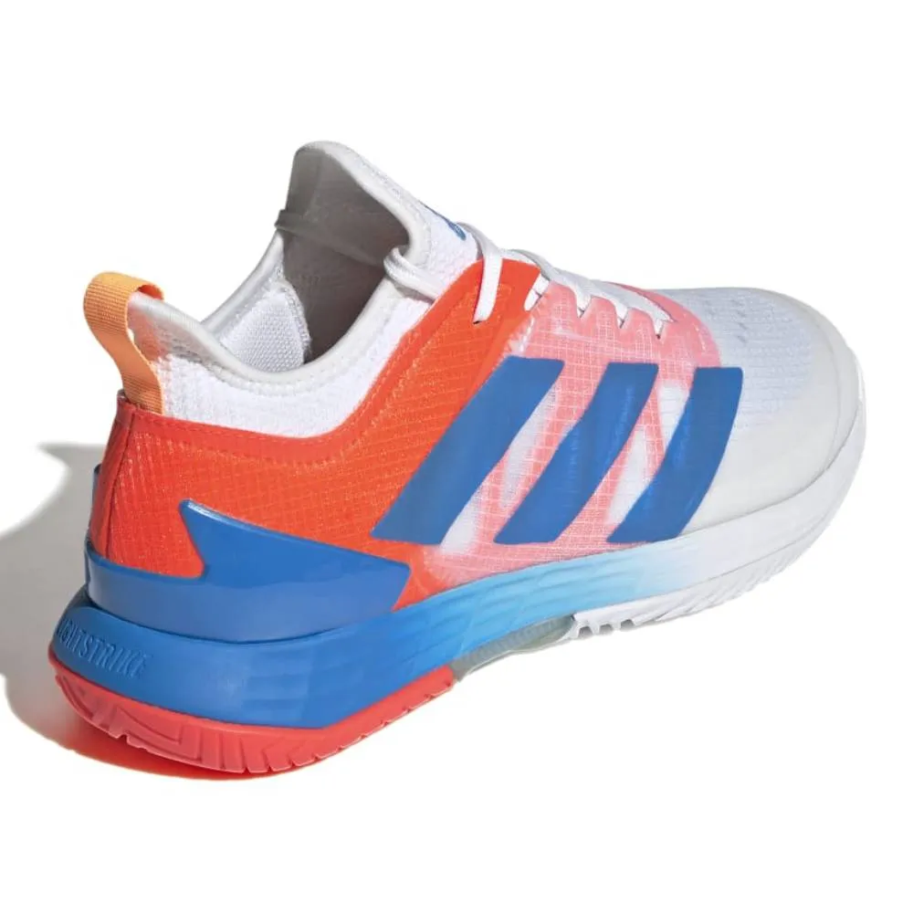 adidas Adizero Ubersonic 4 Men's Tennis Shoe (White/Blue/Red)