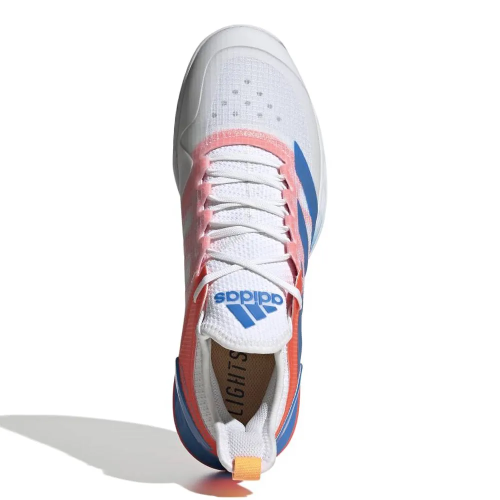 adidas Adizero Ubersonic 4 Men's Tennis Shoe (White/Blue/Red)