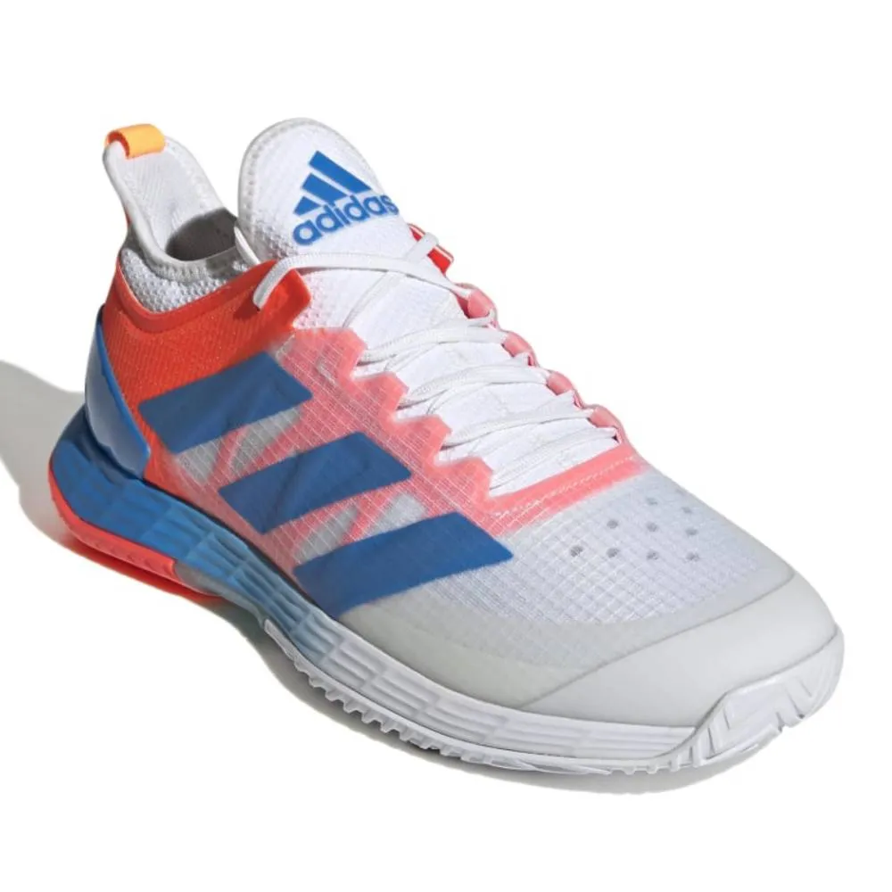 adidas Adizero Ubersonic 4 Men's Tennis Shoe (White/Blue/Red)