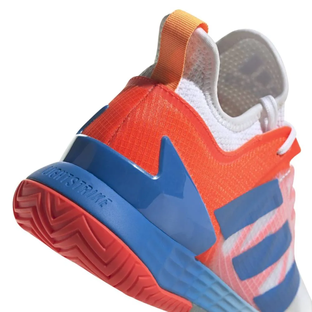adidas Adizero Ubersonic 4 Men's Tennis Shoe (White/Blue/Red)