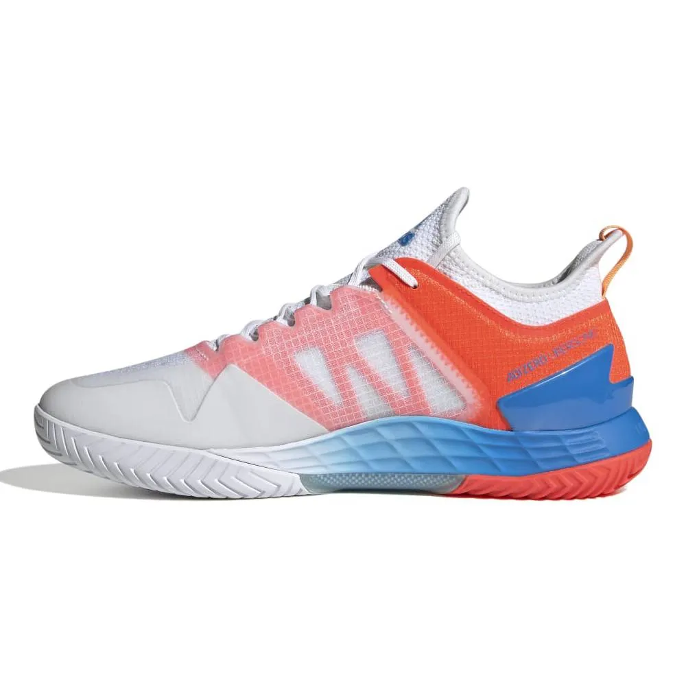 adidas Adizero Ubersonic 4 Men's Tennis Shoe (White/Blue/Red)