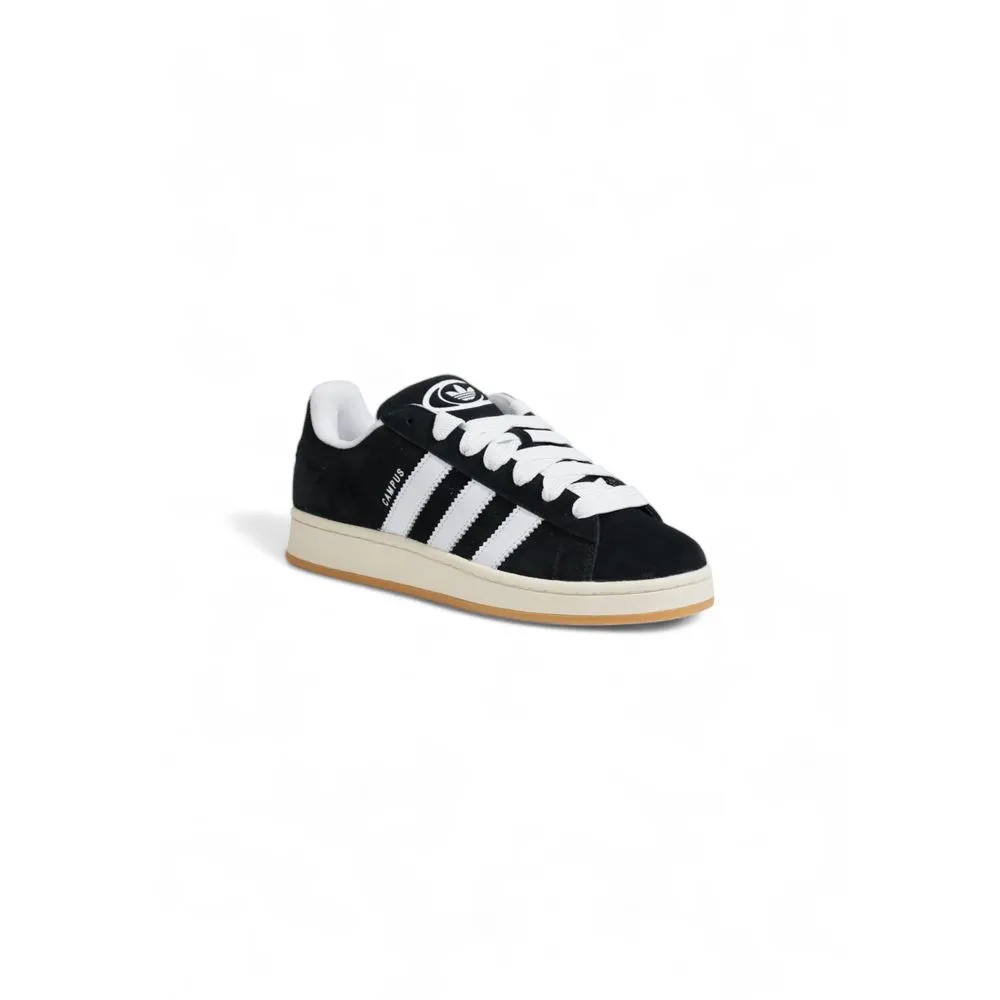 Adidas Black Suede Leather Sneaker