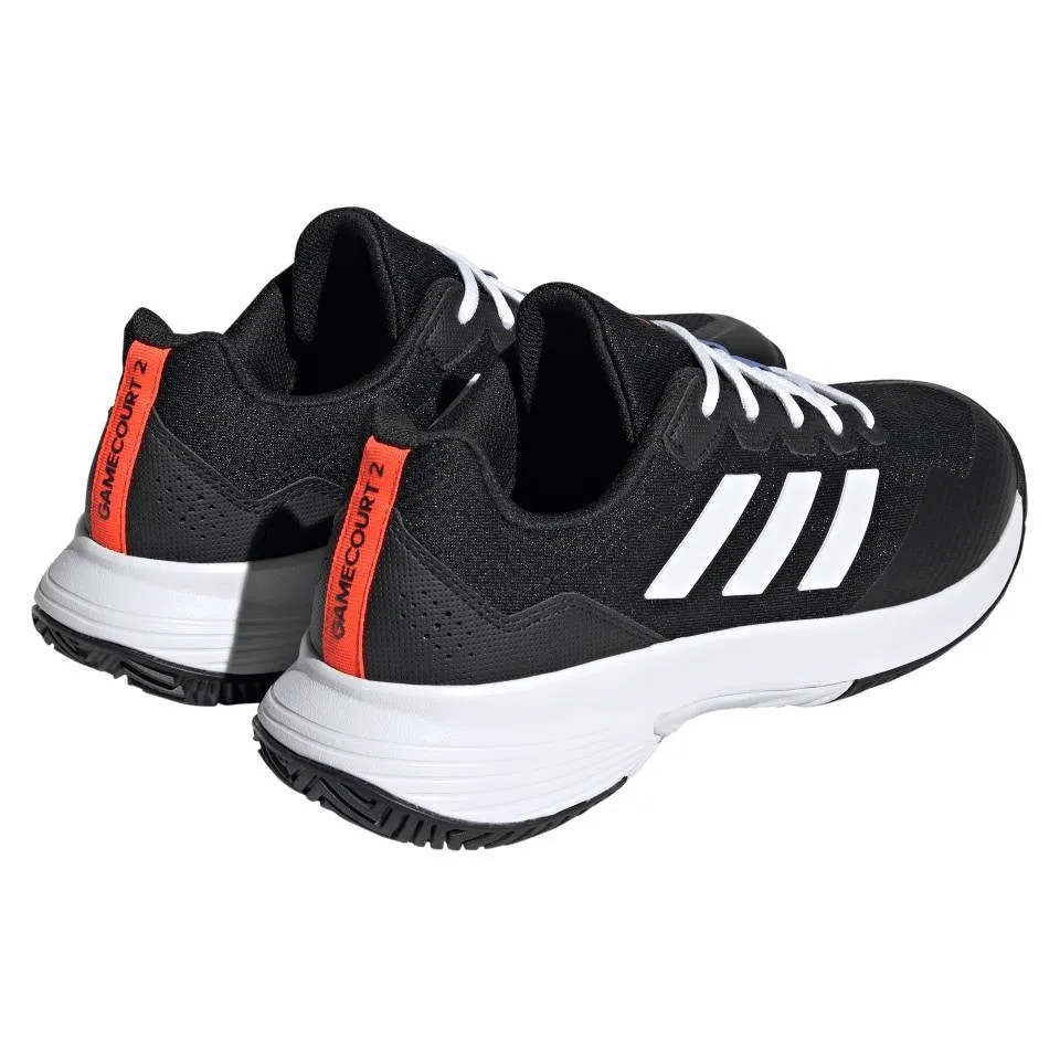 adidas GameCourt 2 Men's Tennis Shoe (Black/White)