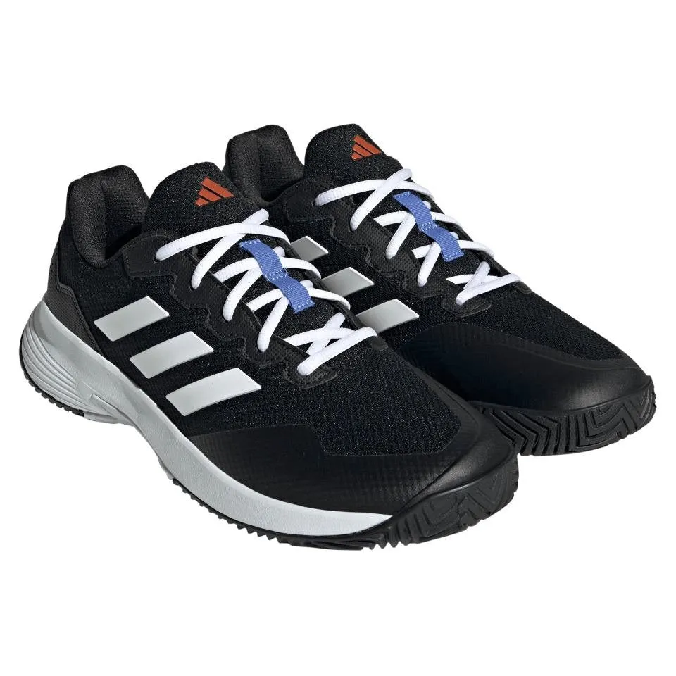 adidas GameCourt 2 Men's Tennis Shoe (Black/White)