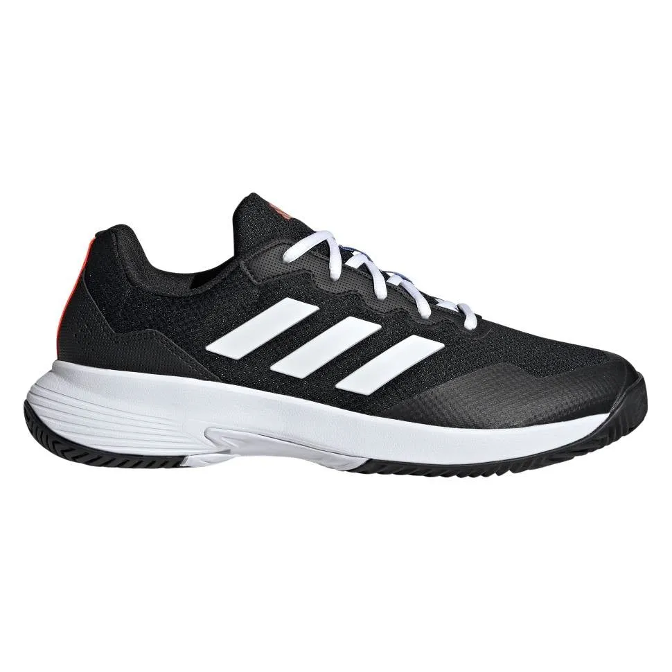 adidas GameCourt 2 Men's Tennis Shoe (Black/White)