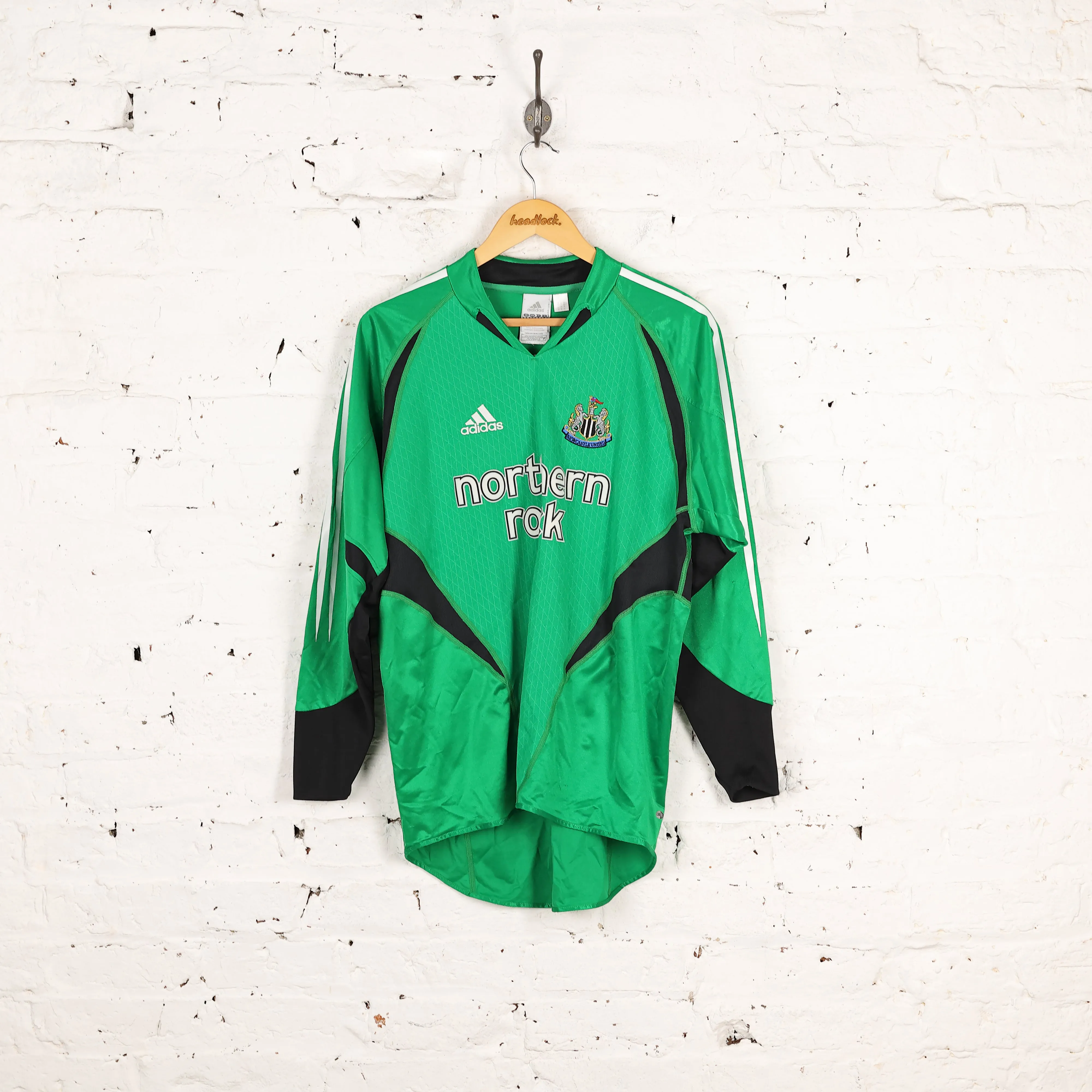 Adidas Newcastle United 2004 Long Sleeve Goalkeeper Football Shirt - Green - S