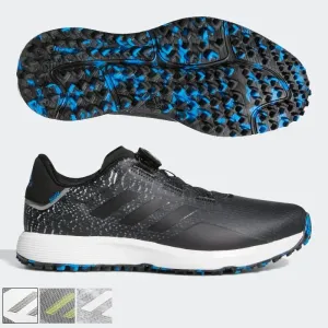 Adidas S2G BOA Spikeless Golf Shoes 11.5 Grey Two / Solar Yellow / Grey Medium