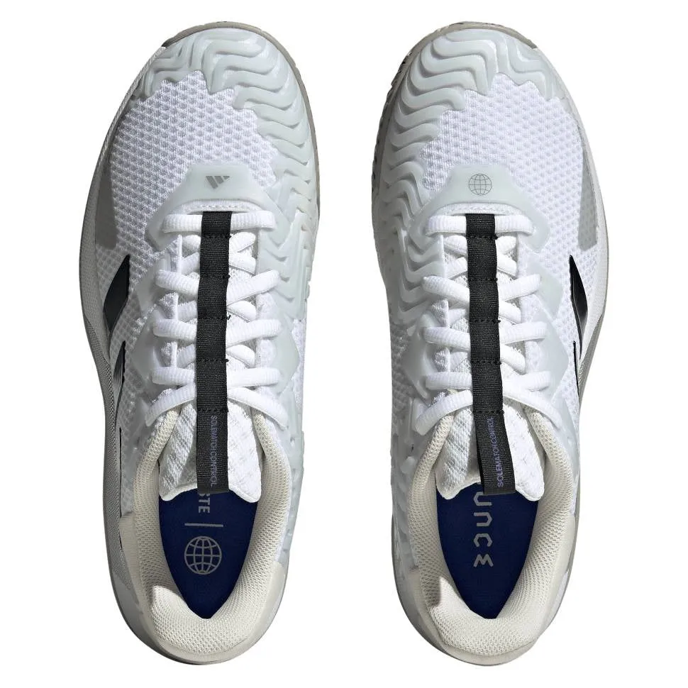 adidas SoleMatch Control Men's Tennis Shoe (White/Black)