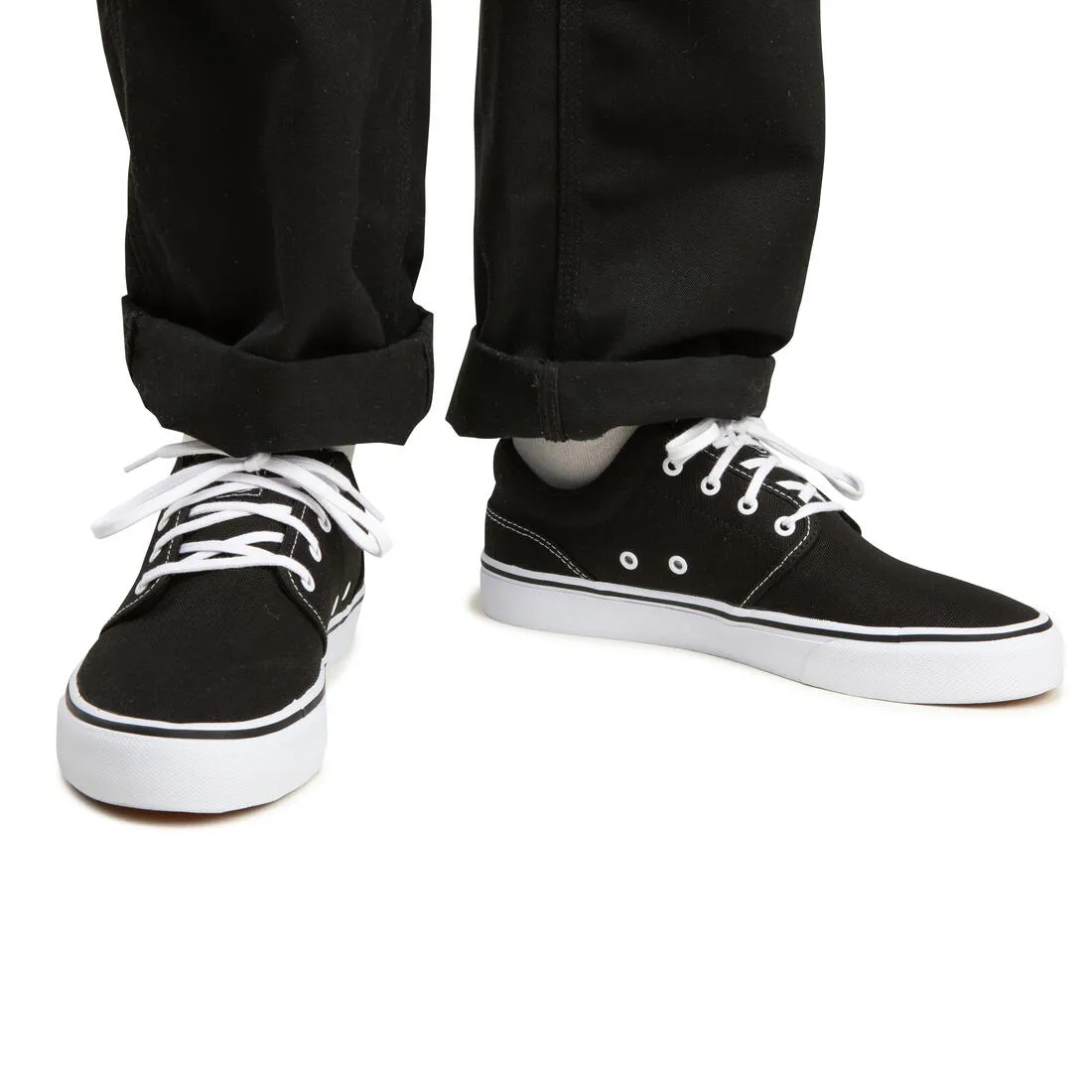 Adult Skateboarding Longboarding Low-Top Shoes Vulca 100
