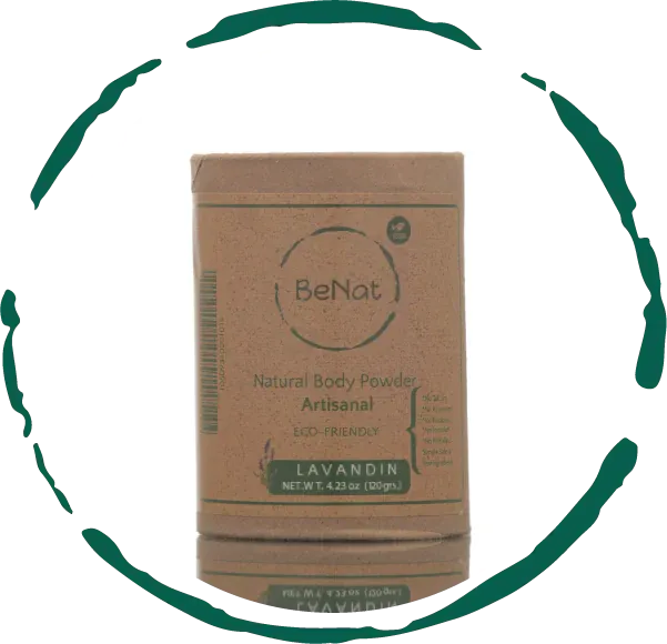 All-Natural Body Powder. Eco-Friendly.