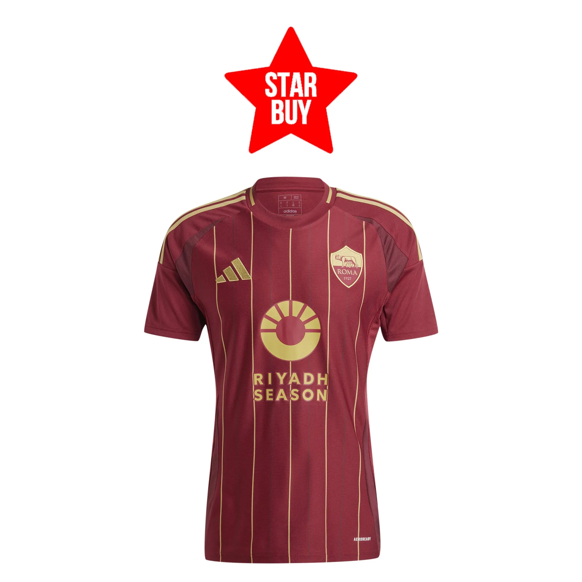 AS Roma Adult 2024-25 Home Jersey