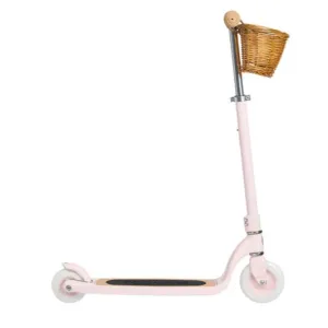 Banwood Kids Maxi Scooter with Basket (Pink)