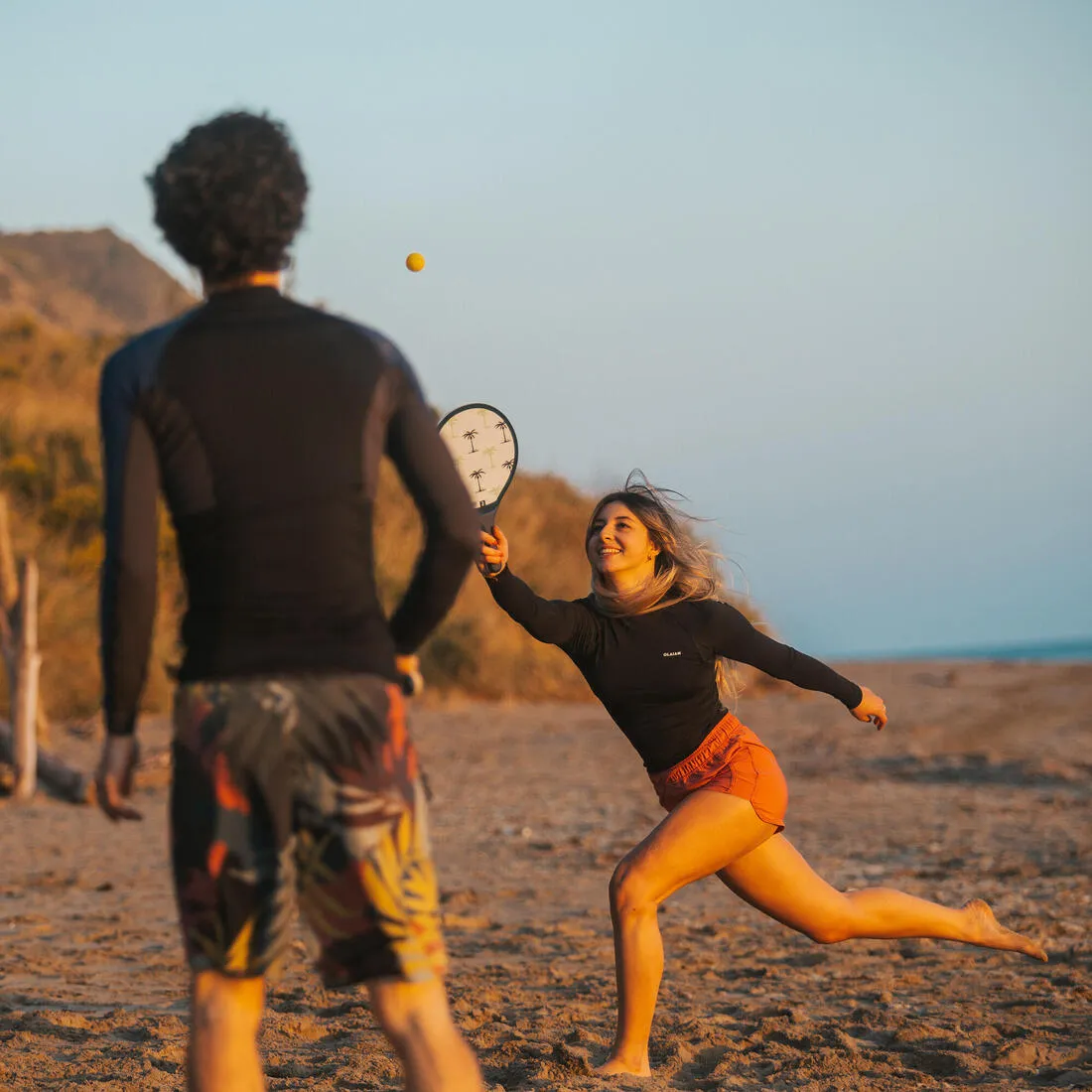 Beach Tennis Racket Set Woody Racket