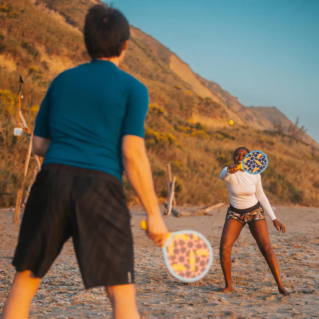 Beach Tennis Racket Set Woody Racket