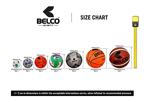 Belco Sports Diablo World Cup Football Size 5 (World Cup Football)