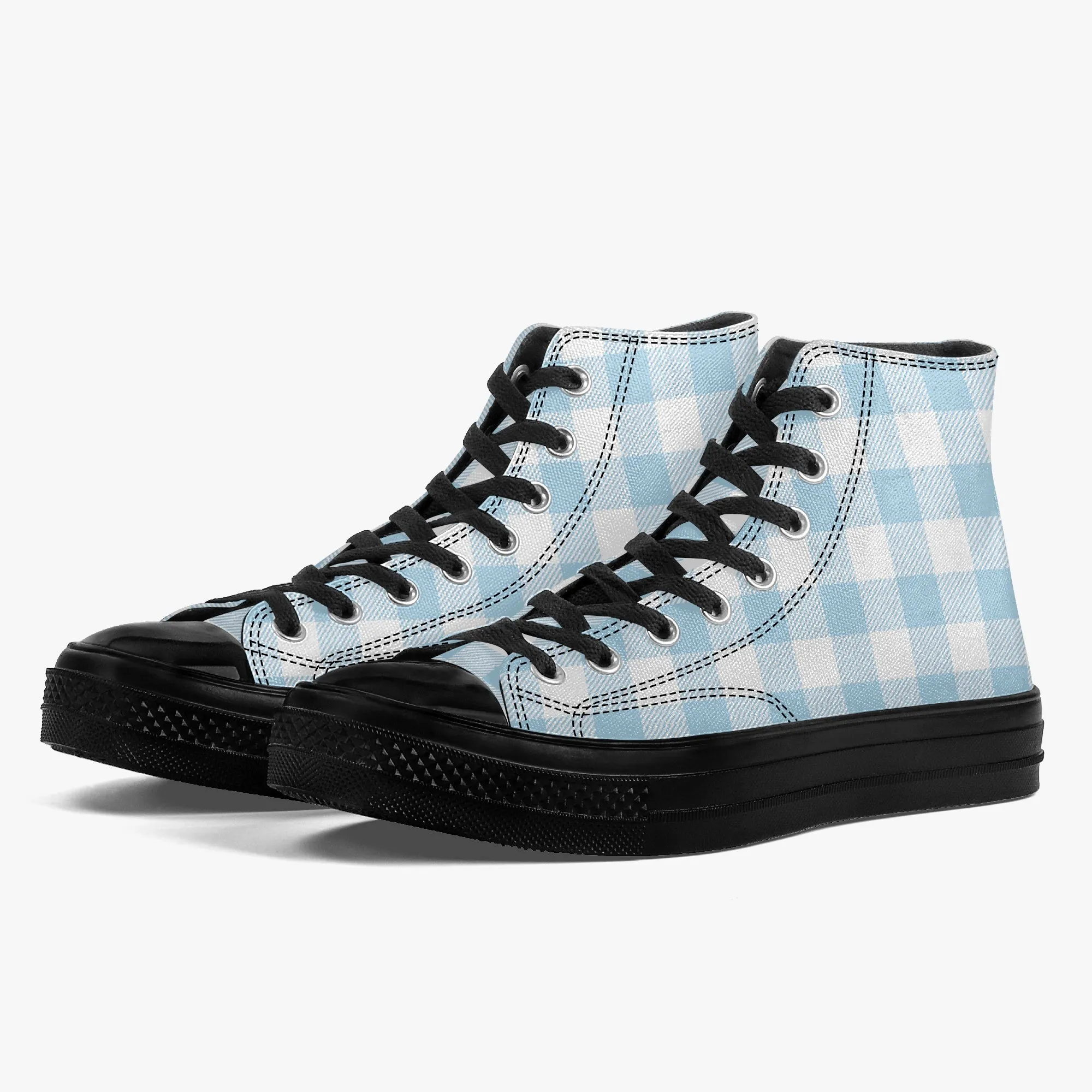 Blue Checkered