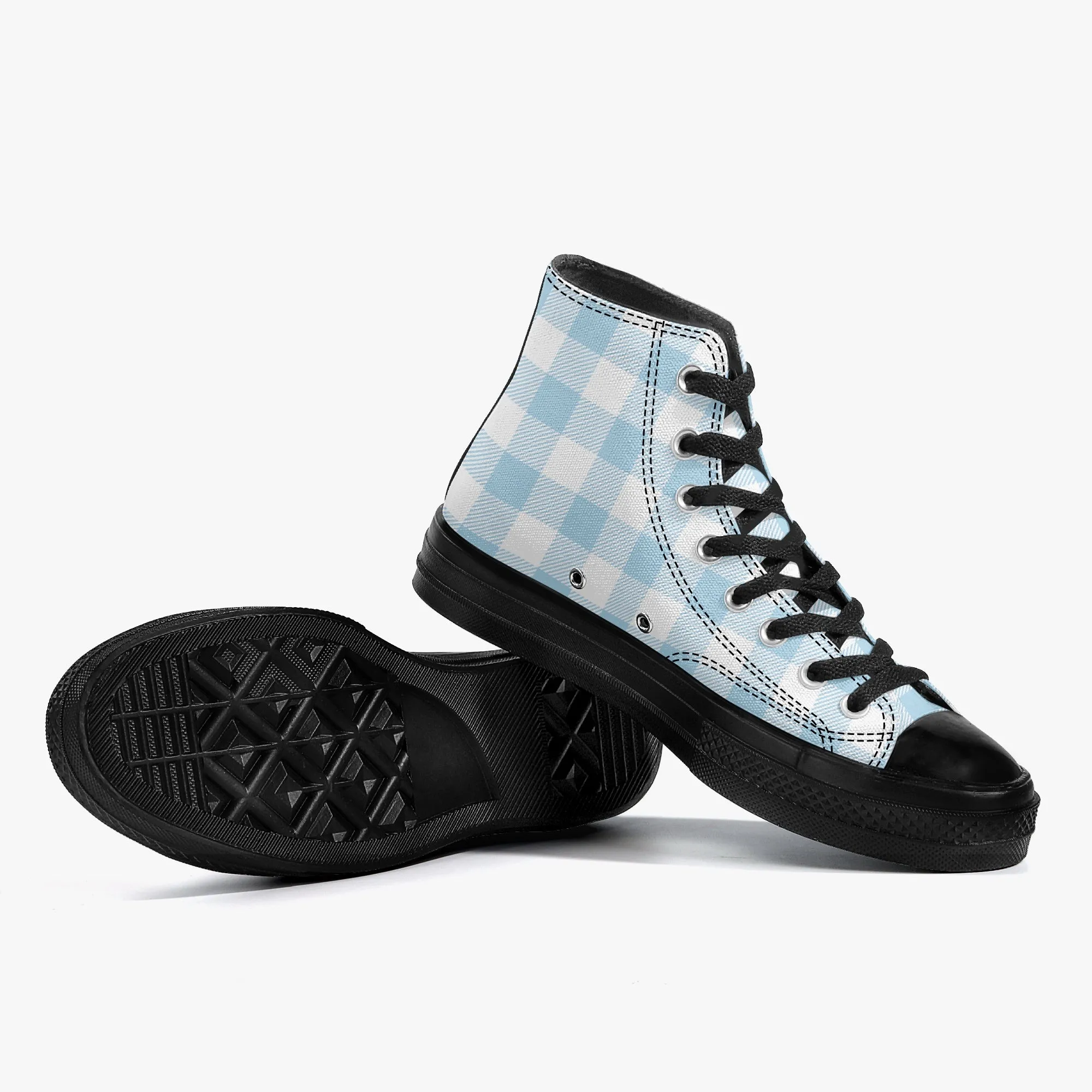 Blue Checkered