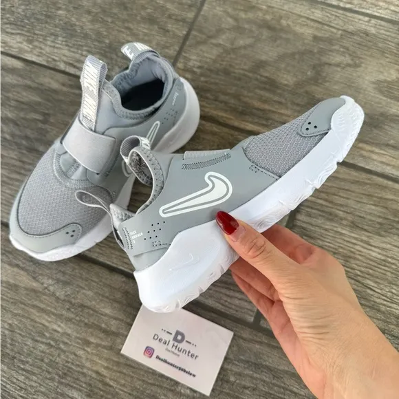 Brand New Nike Flex Runner 3 Little Kids Shoes “Wolf Grey”