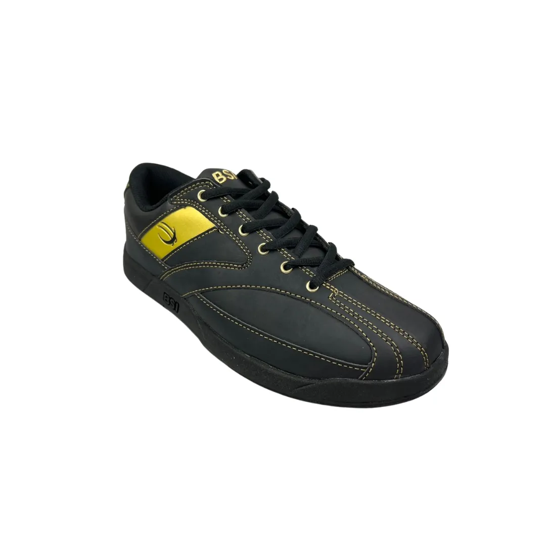 BSI Men's Sport Bowling Shoe Black-Gold