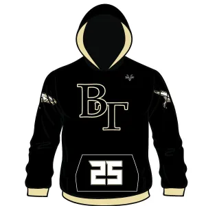BURLINGTON FALCONS Football Sublimated Long Sleeve Hoodie