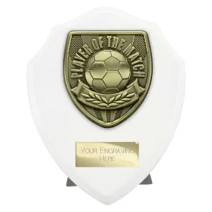 Cobra Shield Player of the Match Football Award (White)