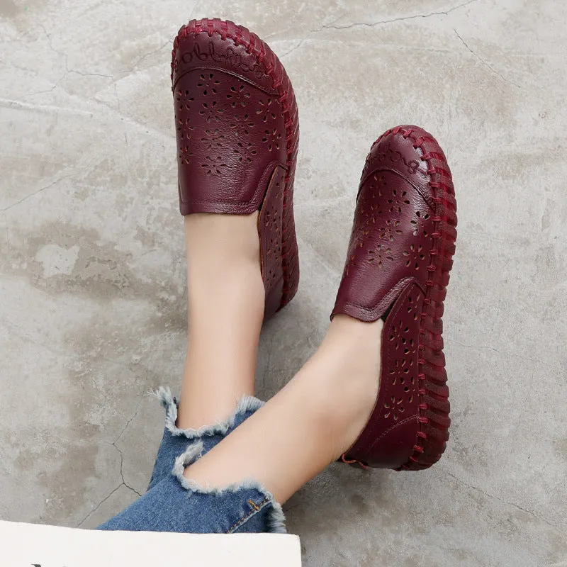 Comfortable Soft Bottom Breathable Non-slip Leather Soft Bottom Shoes
