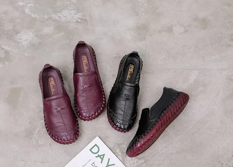 Comfortable Soft Bottom Breathable Non-slip Leather Soft Bottom Shoes