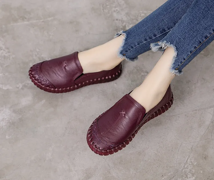 Comfortable Soft Bottom Breathable Non-slip Leather Soft Bottom Shoes