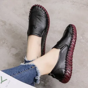 Comfortable Soft Bottom Breathable Non-slip Leather Soft Bottom Shoes