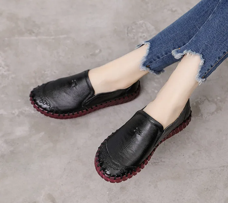 Comfortable Soft Bottom Breathable Non-slip Leather Soft Bottom Shoes