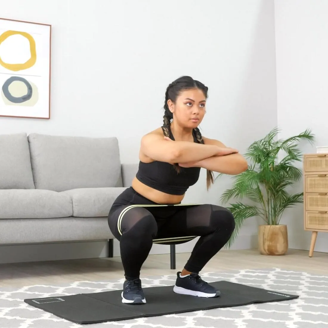 Connected Weight Training Resistance Glute Band - Large 14 kg