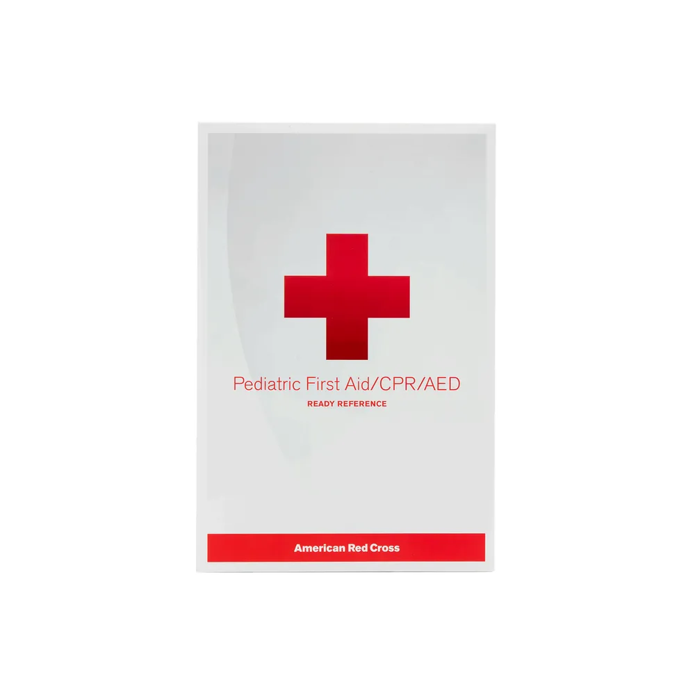 CPR First Aid/CPR/AED Ready Reference by Red Cross