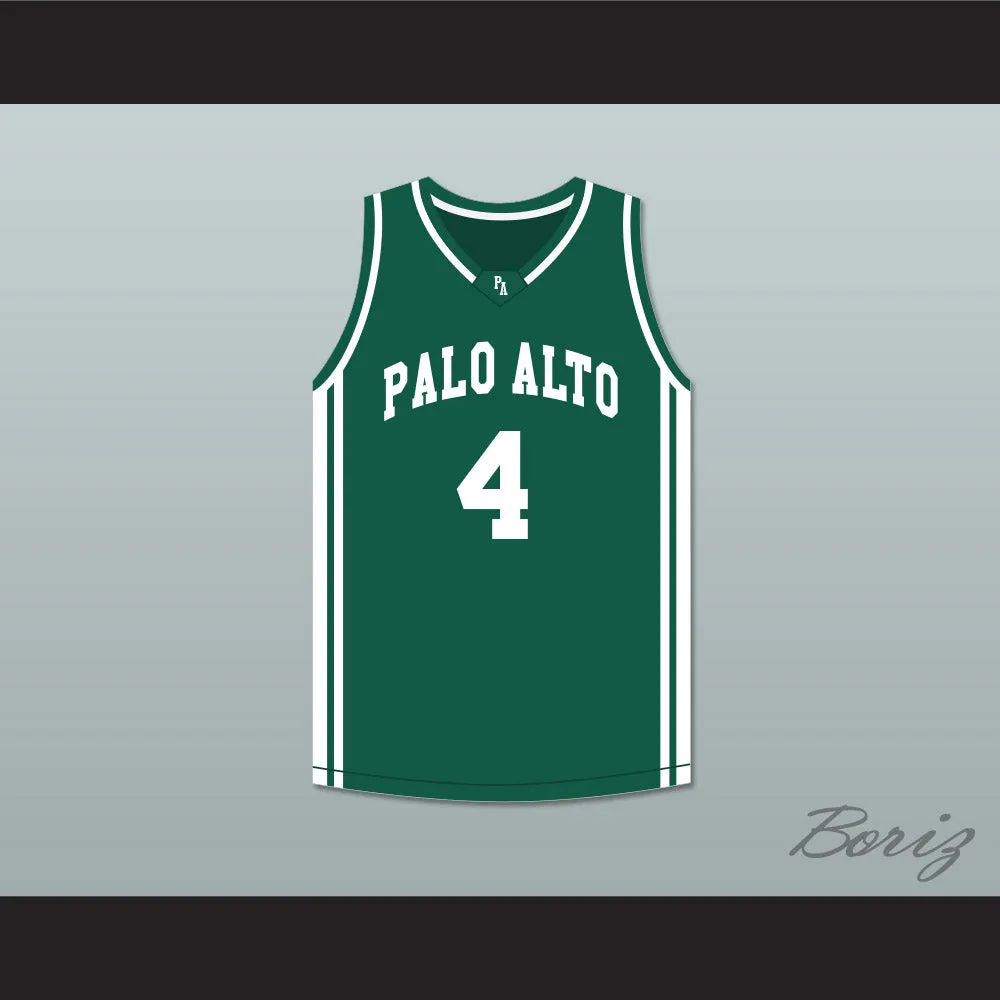 Davante Adams 4 Palo Alto High School Vikings Dark Green Basketball Jersey