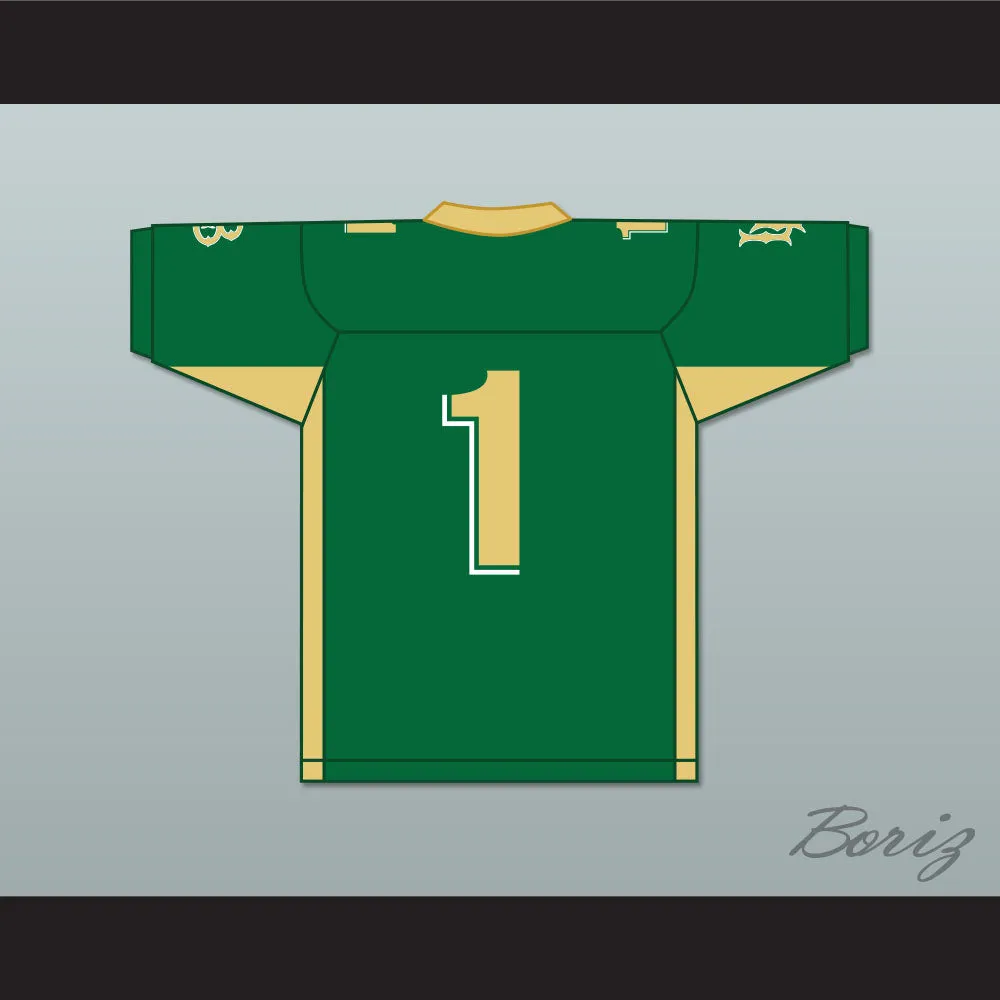 DeSean Jackson 1 Long Beach Polytechnic High School Jackrabbits Green Football Jersey 1