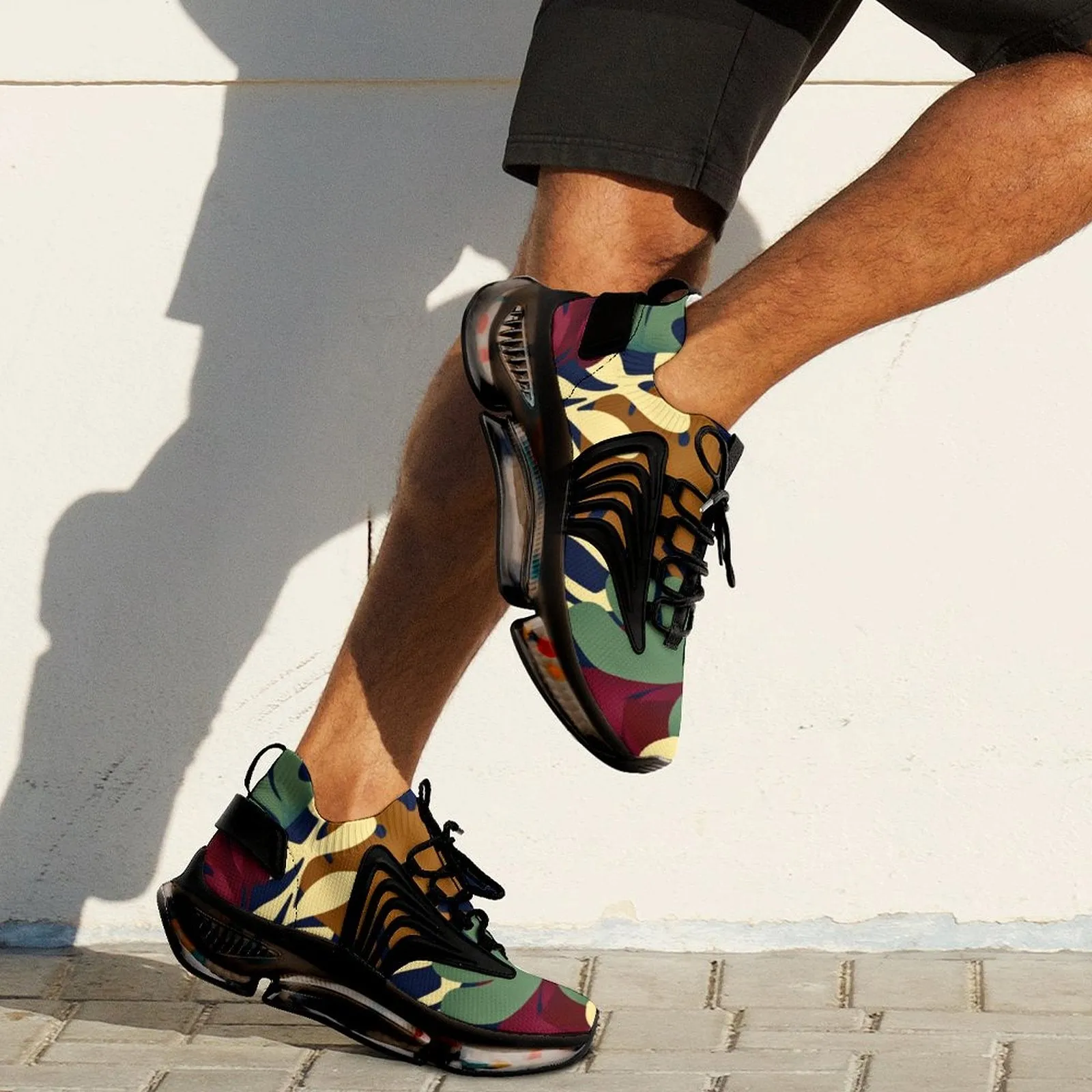 Elastic running shoes Men's Mesh Sneakers (F68)