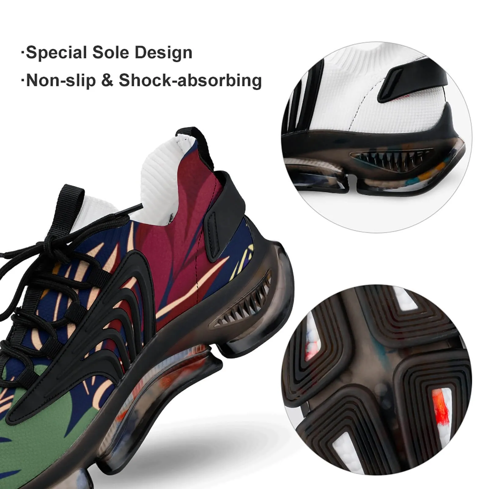 Elastic running shoes Men's Mesh Sneakers (F68)