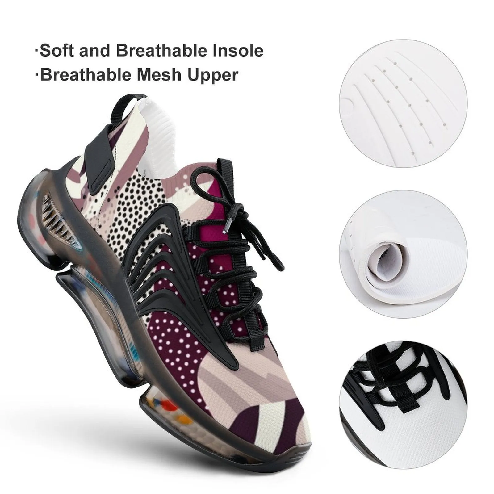 Elastic running shoes Men's Mesh Sneakers (F68)