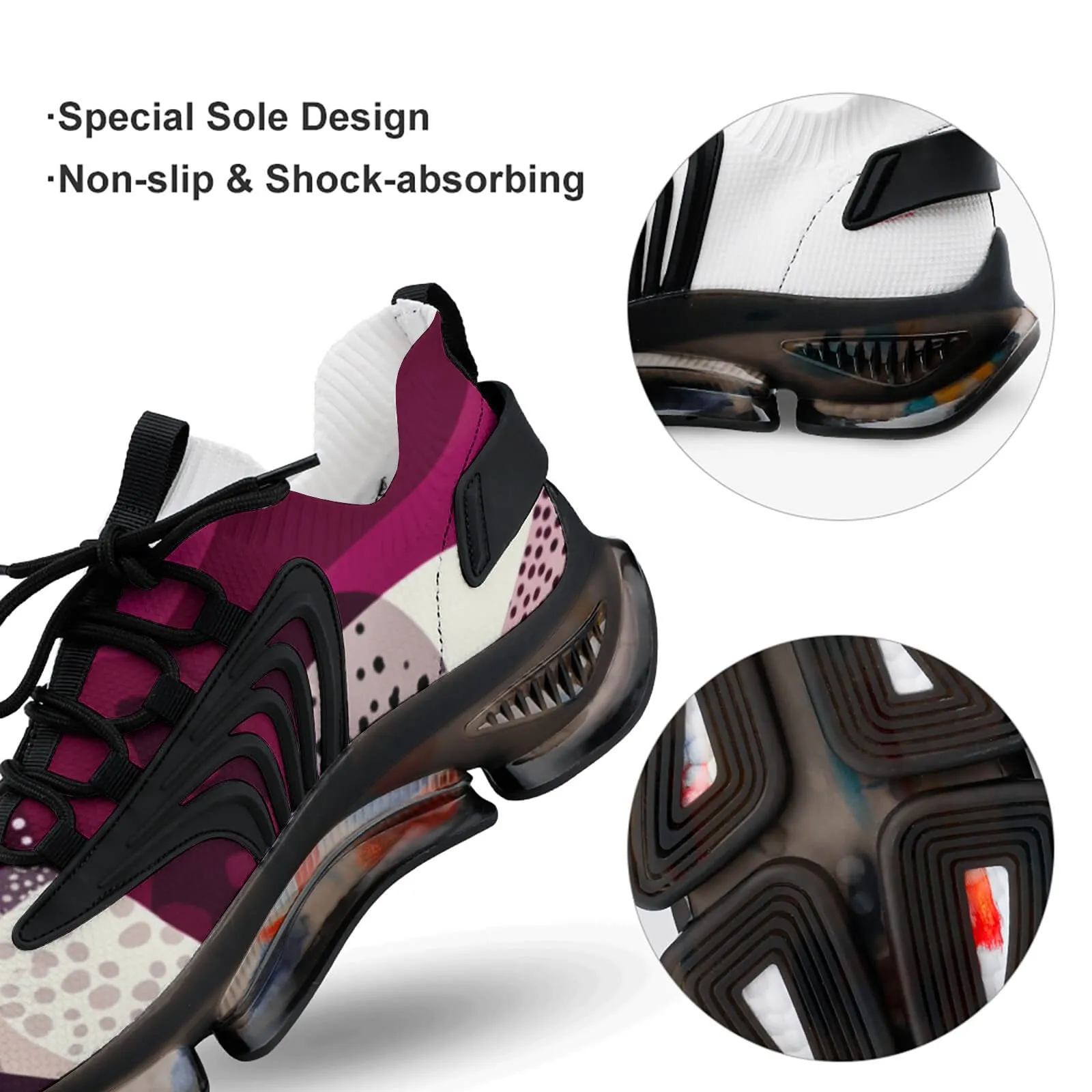 Elastic running shoes Men's Mesh Sneakers (F68)
