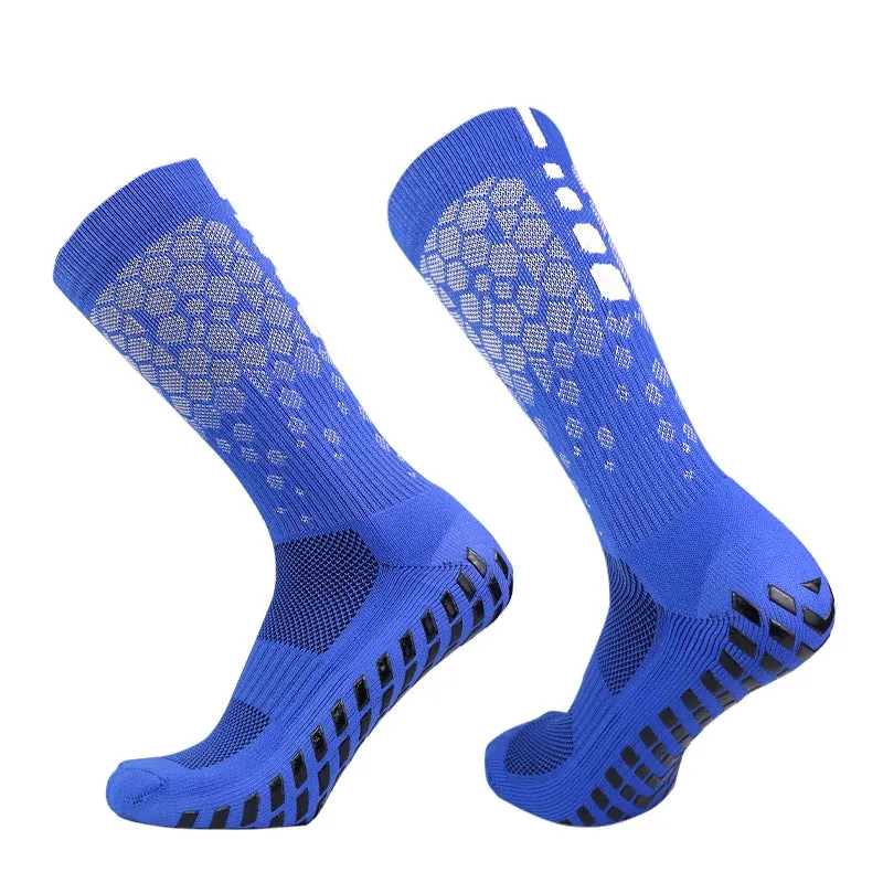Elevate Your Game: Honeycomb Graphics Football Socks with Anti-Slip Grip