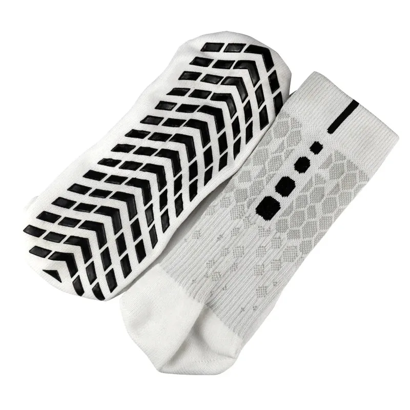 Elevate Your Game: Honeycomb Graphics Football Socks with Anti-Slip Grip