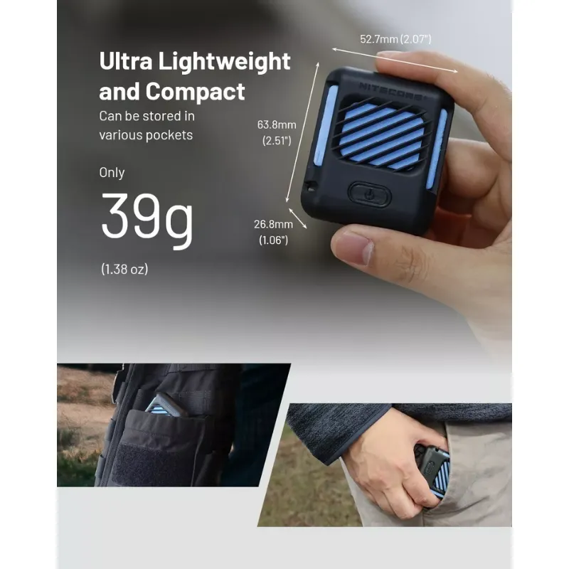 EMR05 Nitecore Ultralight and Portable Mosquito Repeller External USB-C Power