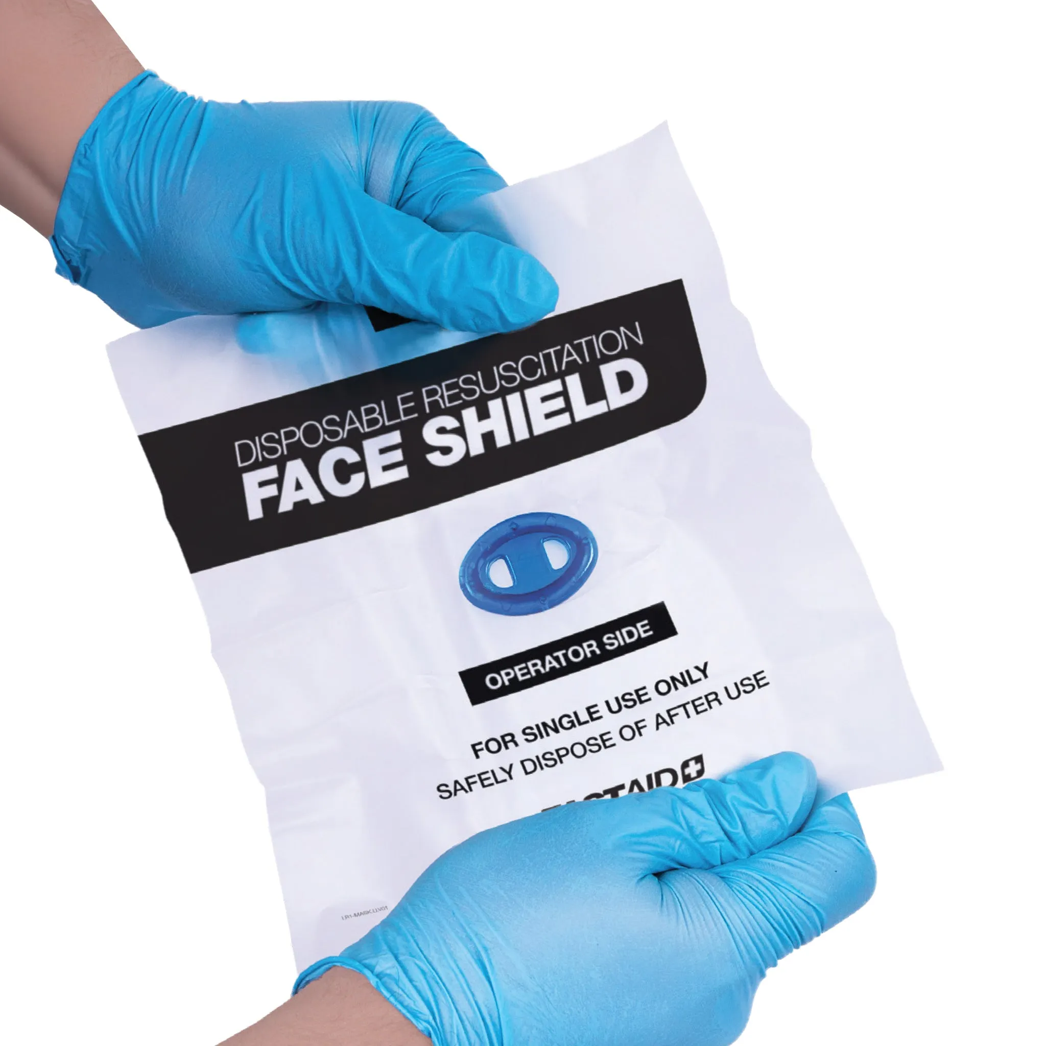 FastAid R1 Disposable Resuscitation Face Shield 1pk