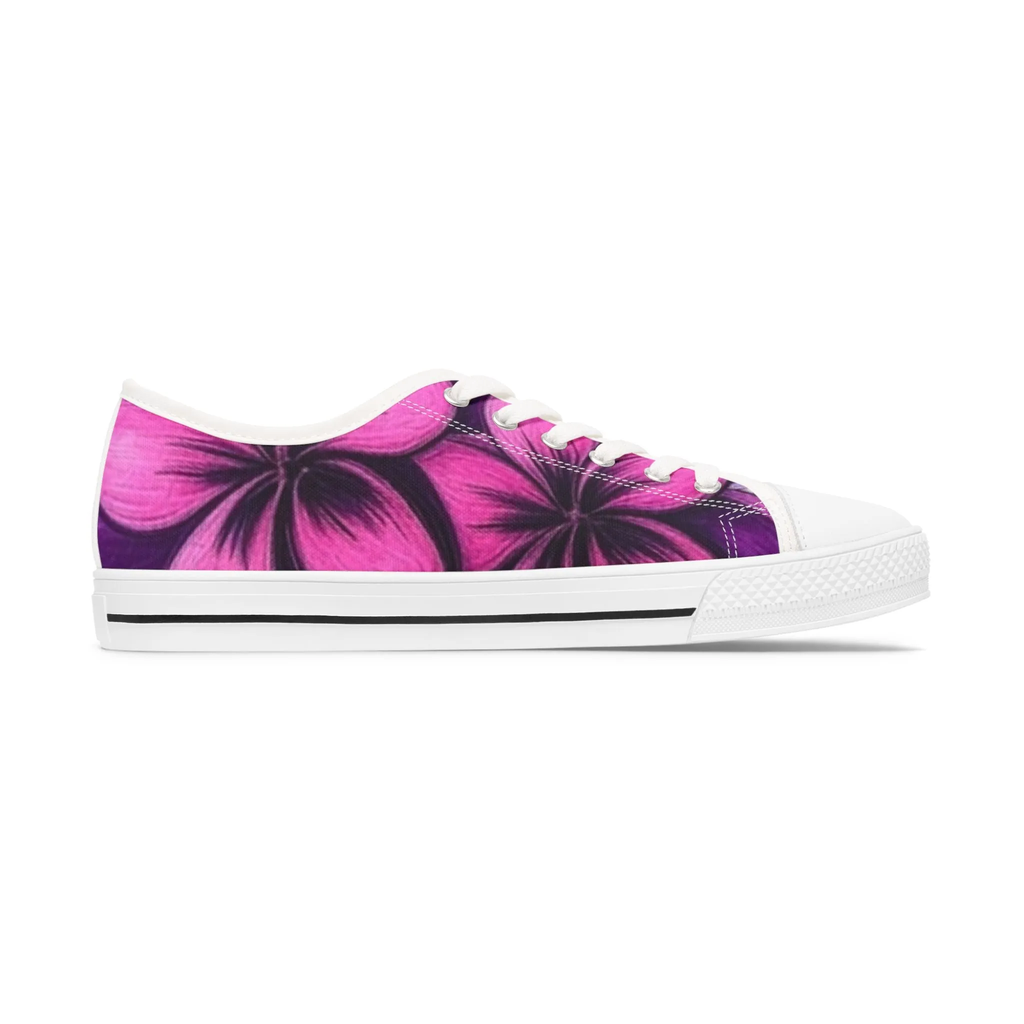 Floral Print Women's Low Top Sneakers - Stylish Casual Footwear for Everyday Wear