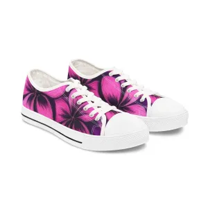 Floral Print Women's Low Top Sneakers - Stylish Casual Footwear for Everyday Wear
