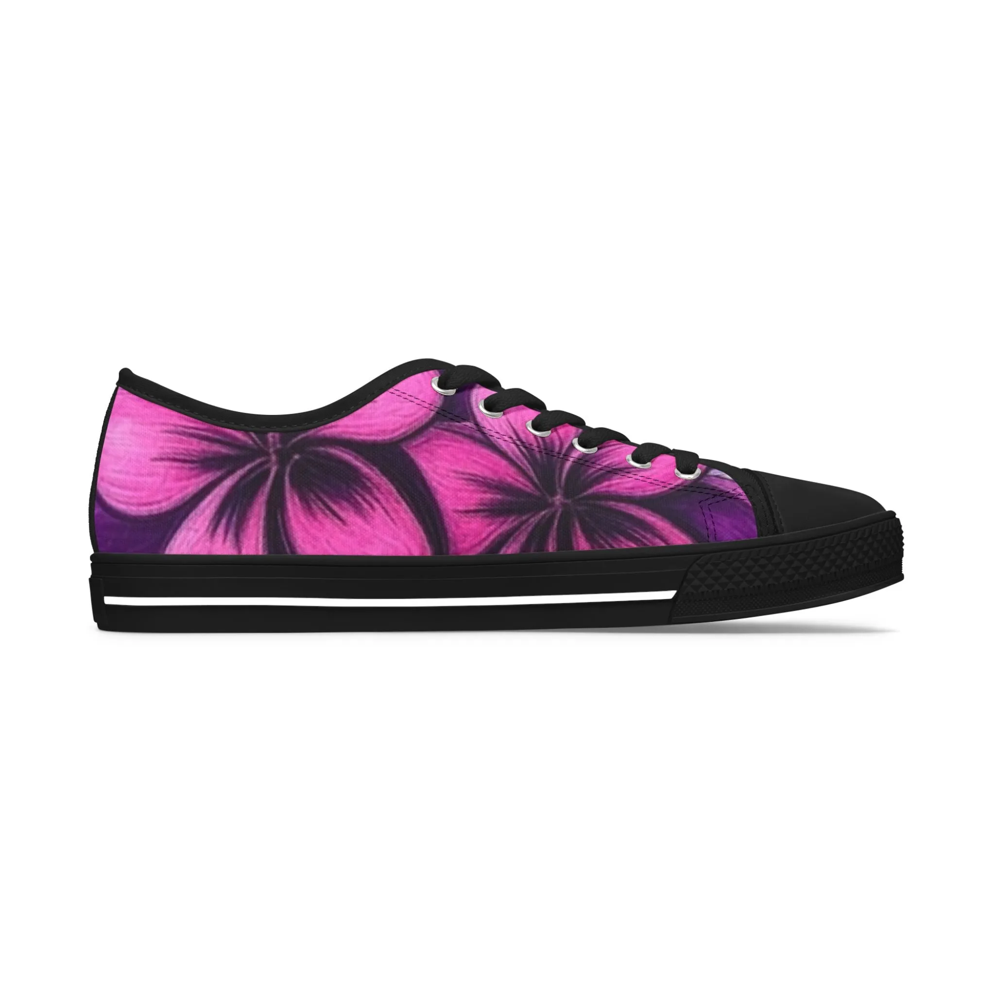 Floral Print Women's Low Top Sneakers - Stylish Casual Footwear for Everyday Wear