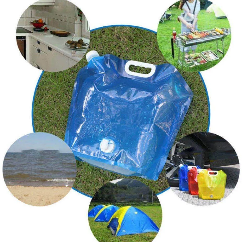 Foldable Outdoor Water Bag With Faucet